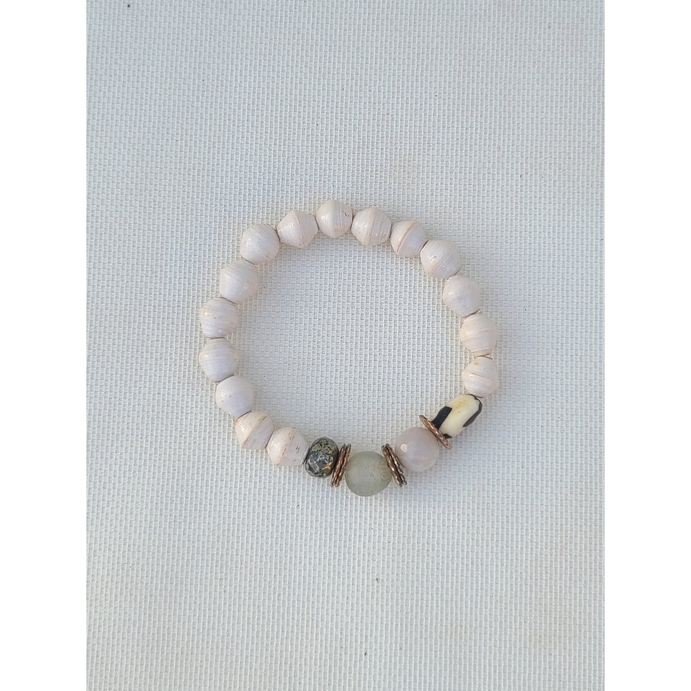 AKOLA White Gold Strech Bracelet